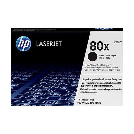 Toner original  -  HP 80X  -  negro  -  (CF280X)