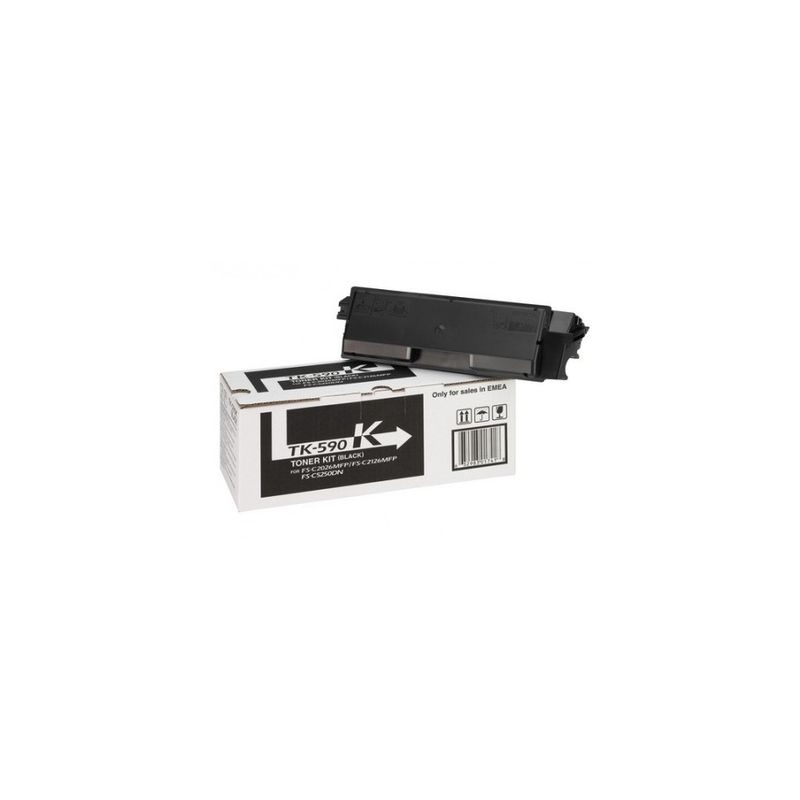 Toner original  -  KYOCERA-MITA TK590  -  negro  -  (1T02KV0NL0)