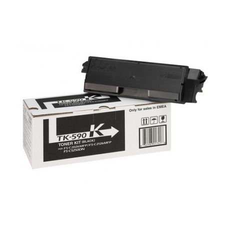 Toner original  -  KYOCERA-MITA TK590  -  negro  -  (1T02KV0NL0)