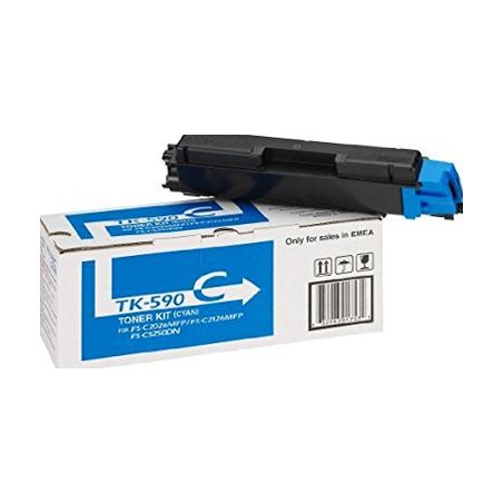 Toner original  -  KYOCERA-MITA TK590C  -  cian  -  (1T02KVCNL0)