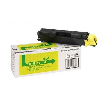 Toner original  -  KYOCERA-MITA TK590Y  -  amarillo  -  (1T02KVANL0)