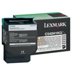 Toner original  -  LEXMARK C540H1KG  -  negro  -  (C540H1KG)