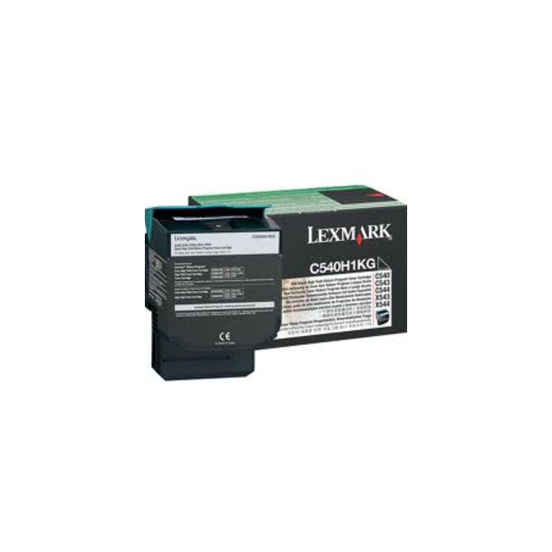 Toner original  -  LEXMARK C540H1KG  -  negro  -  (C540H1KG)