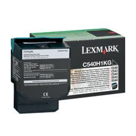 Toner original  -  LEXMARK C540H1KG  -  negro  -  (C540H1KG)
