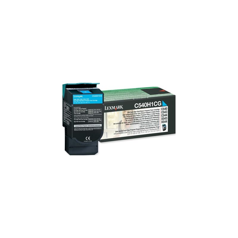 Toner original  -  LEXMARK C540H1CG  -  cian  -  (C540H1CG)