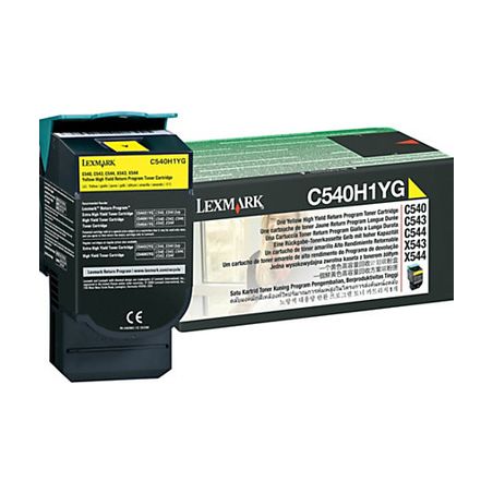 Toner original  -  LEXMARK C540H1YG  -  amarillo  -  (C540H1YG)
