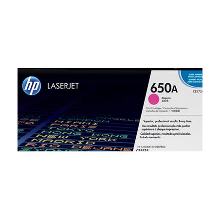 Toner original  -  HP 650A  -  magenta  -  (CE273A)