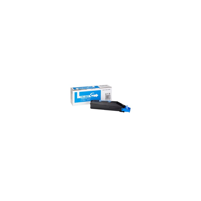 Toner original  -  KYOCERA TK865C  -  cian