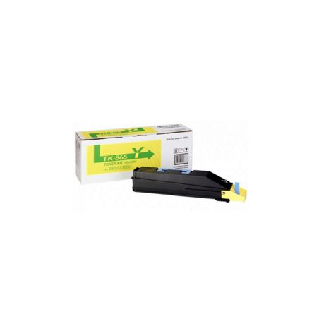 Toner original  -  KYOCERA TK865Y  -  amarillo