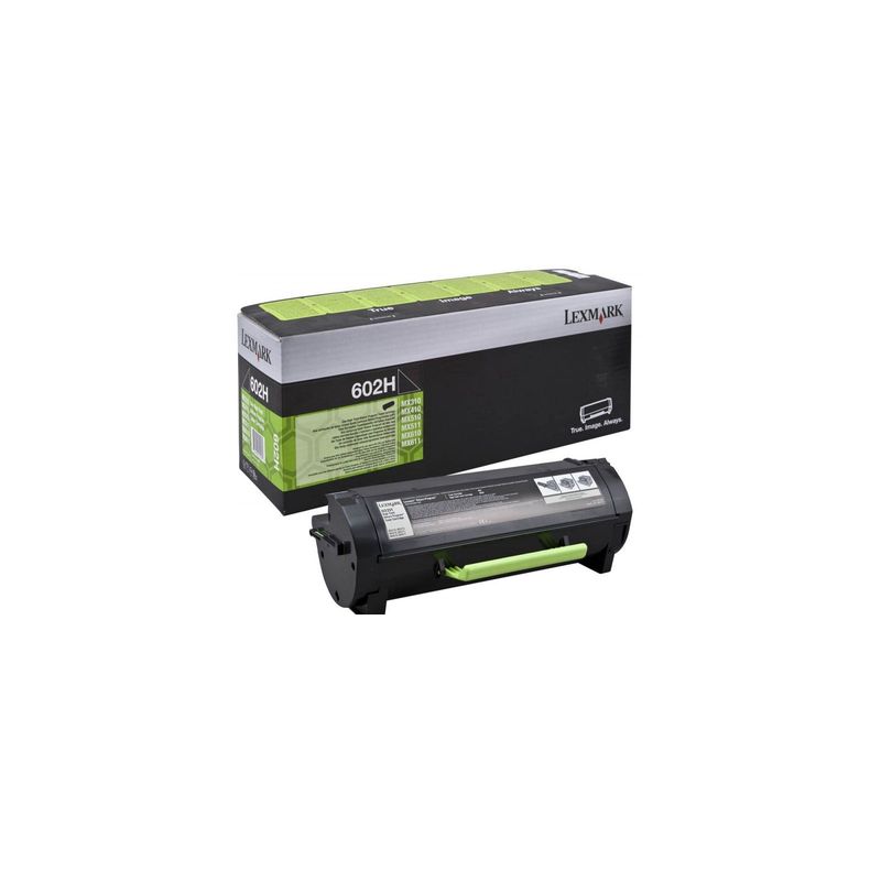 Toner original  -  LEXMARK 602H  -  negro  -  (60F2H00)