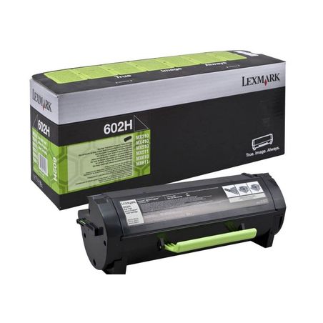 Toner original  -  LEXMARK 602H  -  negro  -  (60F2H00)