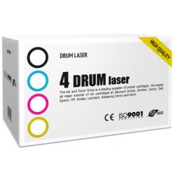 Pack 4 Tambores compatibles  -  BROTHER DR230CL  -  negro + cian + magenta + amarillo  -  (DR-230CL)