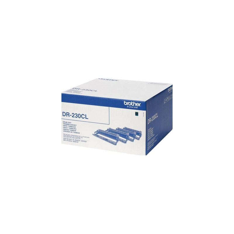 Pack 4 tambores originales  -  BROTHER DR230CL  -  negro + cian + magenta + amarillo  -  (DR-230CL)