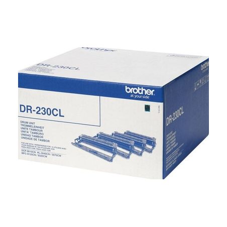 Pack 4 tambores originales  -  BROTHER DR230CL  -  negro + cian + magenta + amarillo  -  (DR-230CL)
