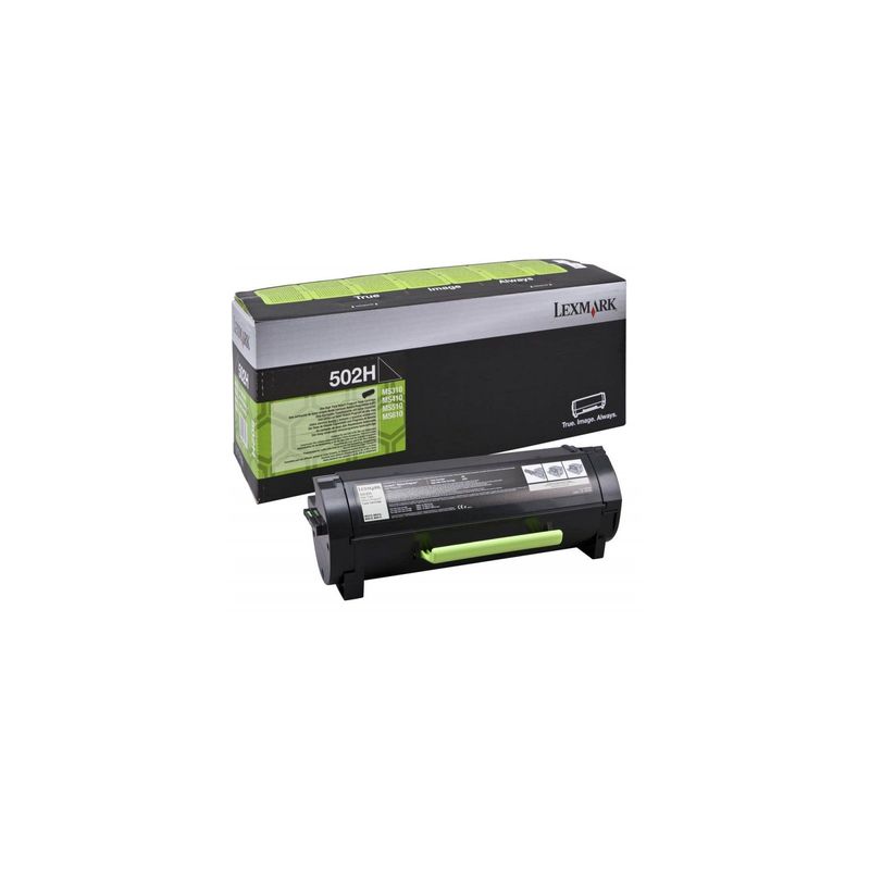 Toner original  -  LEXMARK 502H  -  negro  -  (50F2H00)