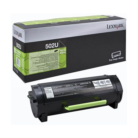 Toner original  -  LEXMARK 502U  -  negro  -  (50F2U00)