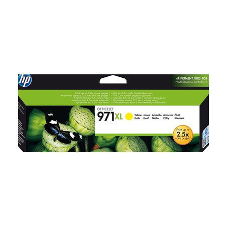 Cartucho de tinta original  -  HP 971XL  -  amarillo  -  (CN628AE)  -  gran capacidad