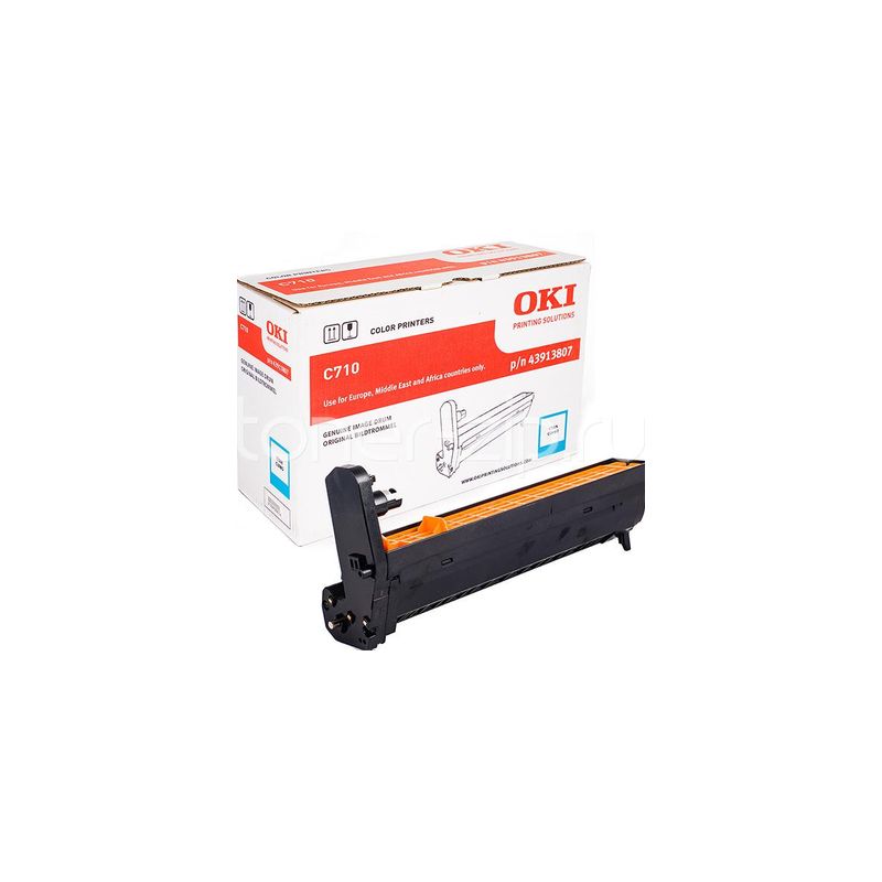 Tambor original  -  OKI 43913807  -  cian  -  (43913807)