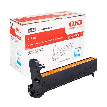 Tambor original  -  OKI 43913807  -  cian  -  (43913807)