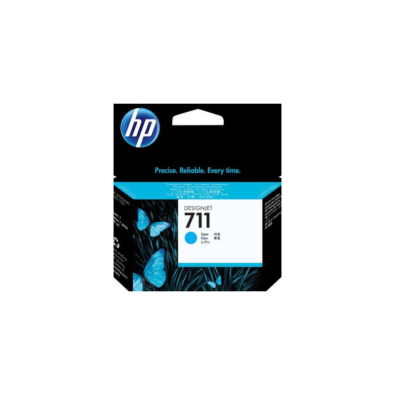 Cartucho de tinta original  -  HP 711  -  cian  -  (CZ130A)