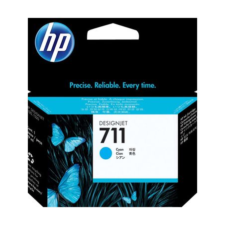 Cartucho de tinta original  -  HP 711  -  cian  -  (CZ130A)
