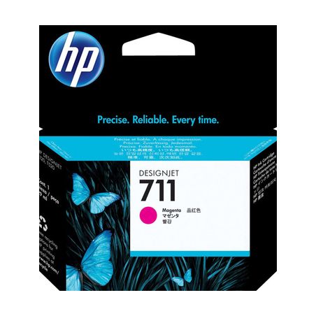 Cartucho de tinta original  -  HP 711  -  magenta  -  (CZ131A)
