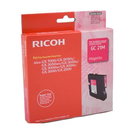 Cartucho de tinta original  -  RICOH GC-21 M  -  magenta  -  (405534)