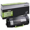Toner original  -  LEXMARK 522H  -  negro  -  (52D2H00)