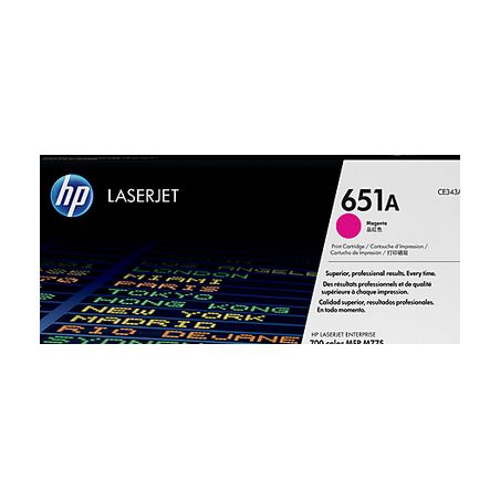 Toner original  -  HP 651A  -  magenta  -  (CE343A)
