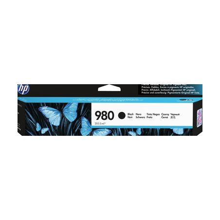 Cartucho de tinta original  -  HP 980  -  negro  -  (D8J10A)