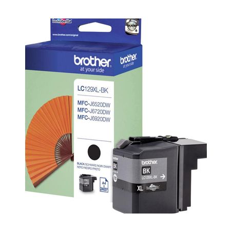 Cartucho de tinta original  -  BROTHER LC129XLBK  -  negro  -  (LC-129XLBK)  -  gran capacidad