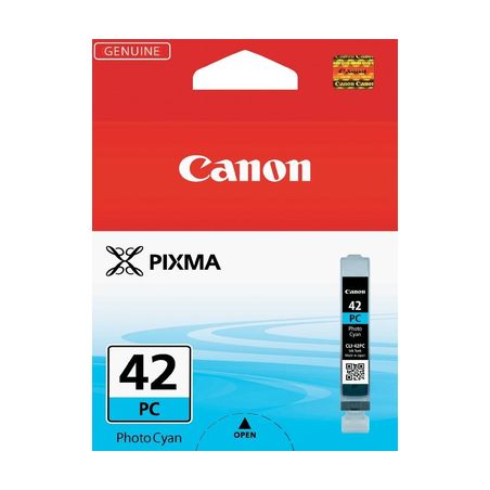 Cartucho de tinta original  -  CANON CLI-42 PC  -  cian foto  -  (6388B001)