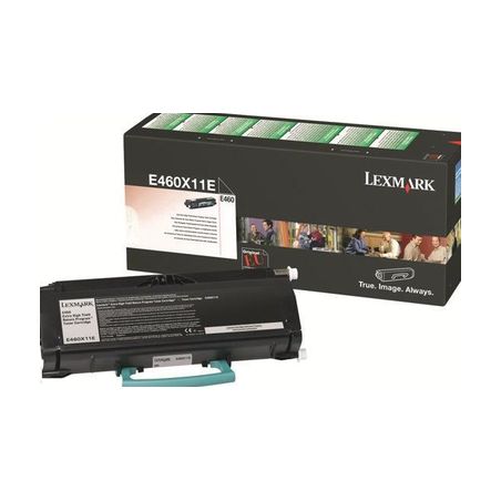 Toner original  -  LEXMARK E460X11E  -  negro  -  (E460X11E)