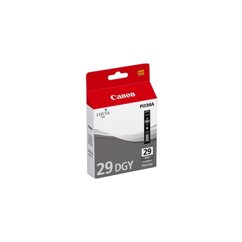 Cartucho de tinta original  -  CANON PGI-29 DGY  -  gris oscuro  -  (4870B001)