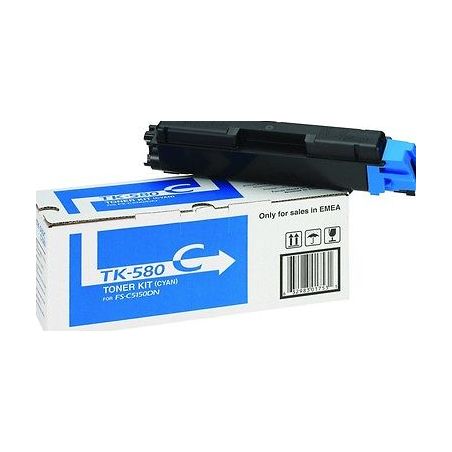 Toner original  -  KYOCERA TK-580C  -  cian  -  (1T02KTCNL0)