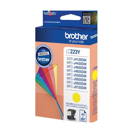Cartucho de tinta original  -  BROTHER LC223Y  -  amarillo  -  (LC223Y)