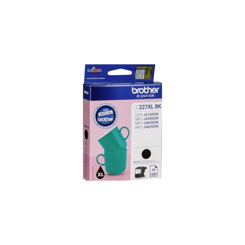 Cartucho de tinta original  -  BROTHER LC227XL BK  -  negro  -  (LC227XLBK)
