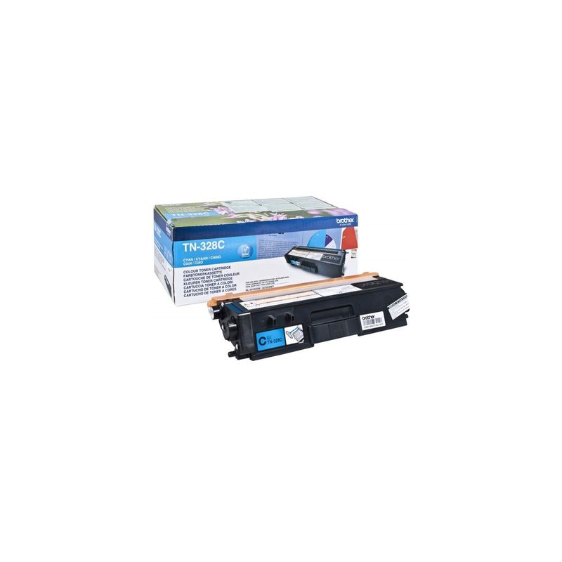 Toner original  -  BROTHER TN328C  -  cian  -  (TN-328C)