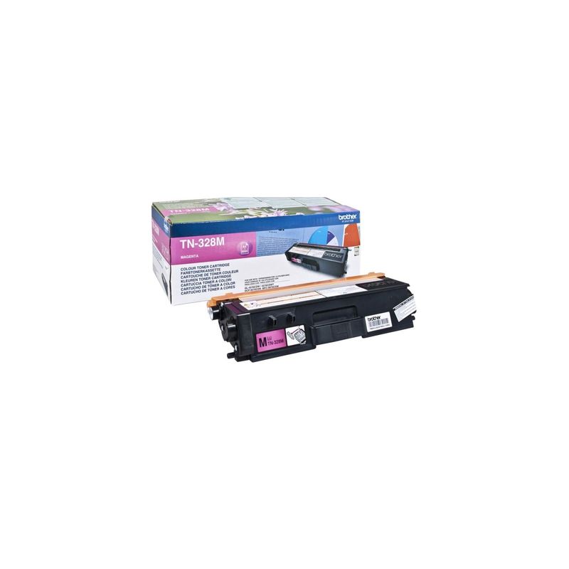 Toner original  -  BROTHER TN328M  -  magenta  -  (TN-328M)