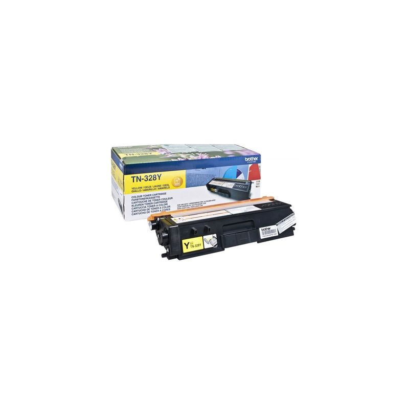 Toner original  -  BROTHER TN328Y  -  amarillo  -  (TN-328Y)
