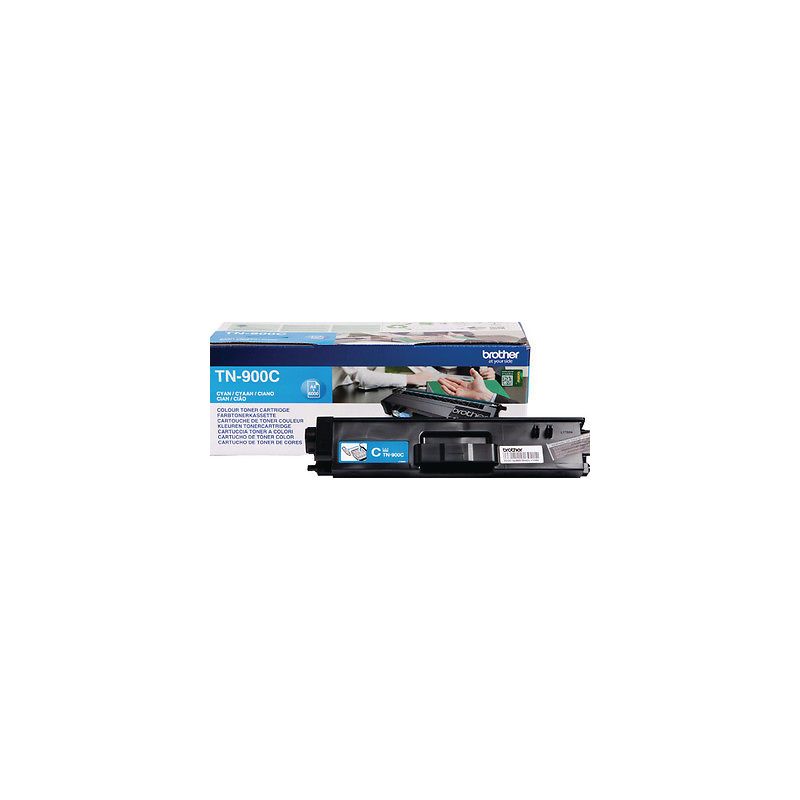Toner original  -  BROTHER TN900C  -  cian  -  (TN-900C)