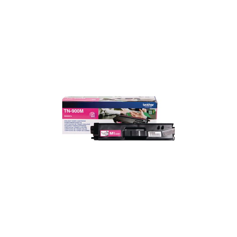 Toner original  -  BROTHER TN900M  -  magenta  -  (TN-900M)