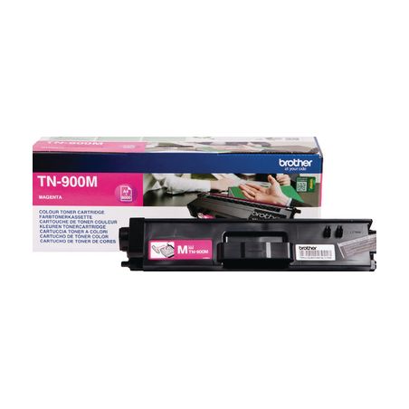Toner original  -  BROTHER TN900M  -  magenta  -  (TN-900M)
