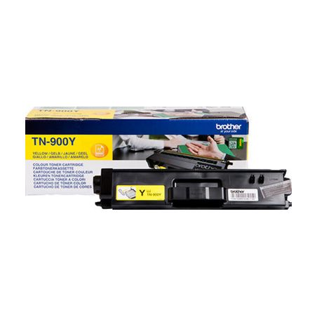Toner original  -  BROTHER TN900Y  -  amarillo  -  (TN-900Y)