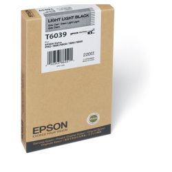 Cartucho de tinta original  -  EPSON T6039  -  gris claro  -  (C13T603900)
