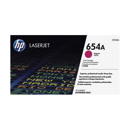 Toner original  -  HP 654A  -  magenta  -  (CF333A)