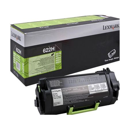 Toner original  -  LEXMARK 622H  -  negro  -  (62D2H00)