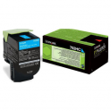 Toner original  -  LEXMARK 702HC  -  cian  -  (70C2HC0)