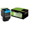 Toner original  -  LEXMARK 702HC  -  cian  -  (70C2HC0)