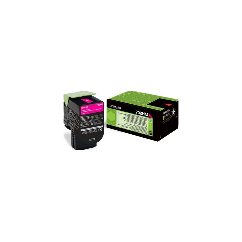 Toner original  -  LEXMARK 702HM  -  magenta  -  (70C2HM0)
